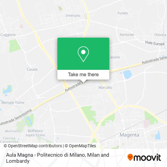 Aula Magna - Politecnico di Milano map