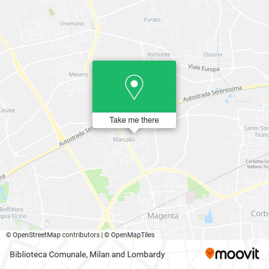 Biblioteca Comunale map