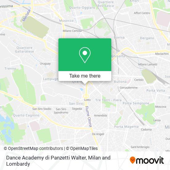 Dance Academy di Panzetti Walter map
