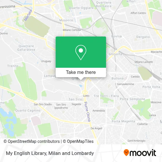 My English Library map