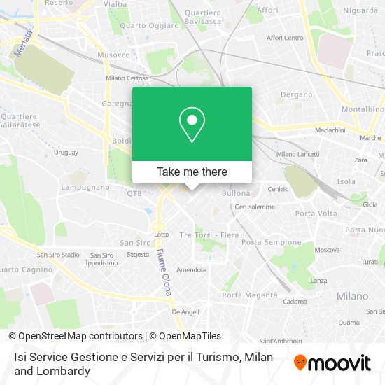 Isi Service Gestione e Servizi per il Turismo map