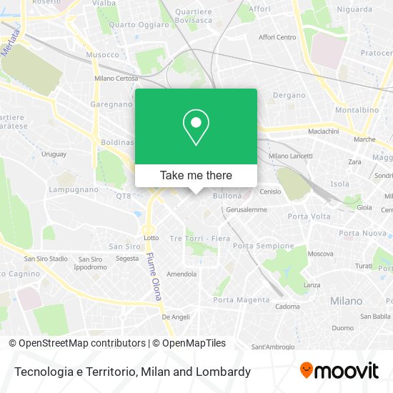 Tecnologia e Territorio map