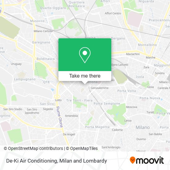 De-Ki Air Conditioning map
