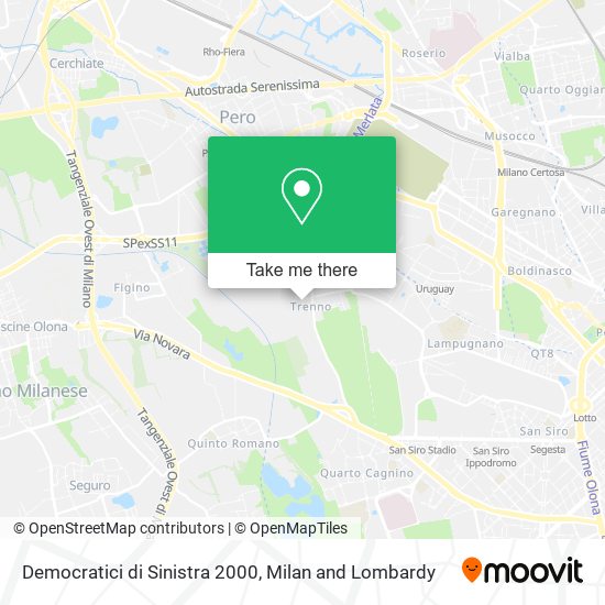 Democratici di Sinistra 2000 map