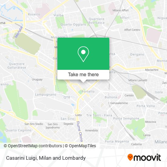 Casarini Luigi map