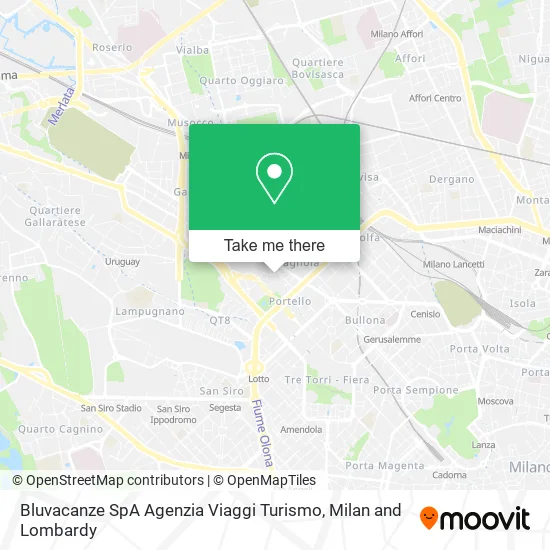 Bluvacanze SpA Agenzia Viaggi Turismo map