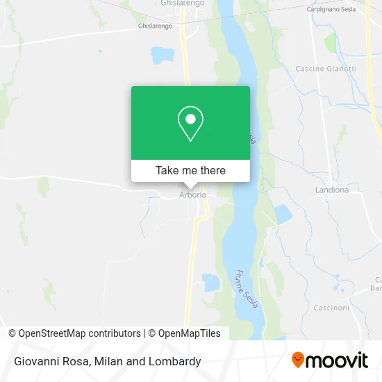 Giovanni Rosa map