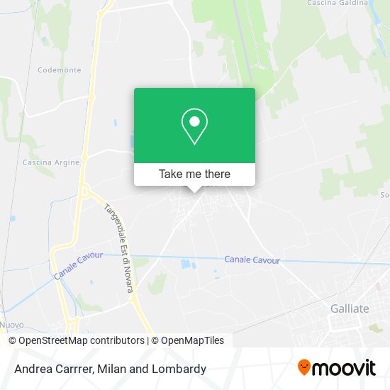 Andrea Carrrer map