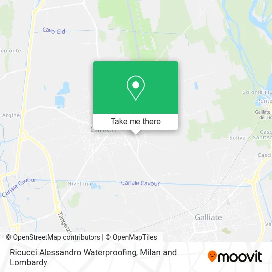 Ricucci Alessandro Waterproofing map