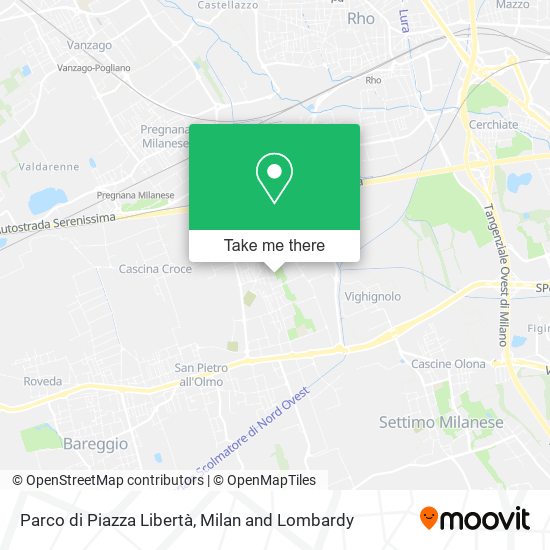 Parco di Piazza Libertà map