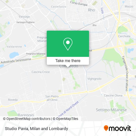 Studio Pavia map