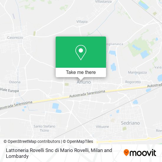 Lattoneria Rovelli Snc di Mario Rovelli map