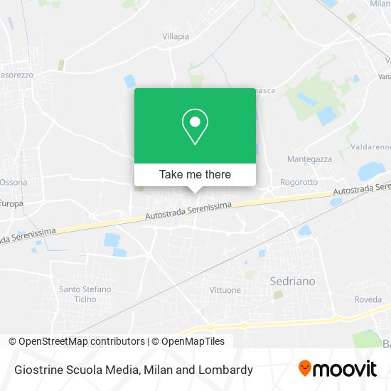 Giostrine Scuola Media map