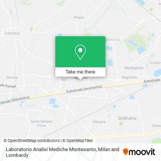 Laboratorio Analisi Mediche Montesanto map