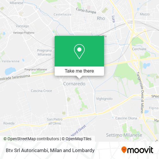 Btv Srl Autoricambi map