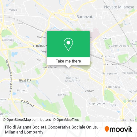 Filo di Arianna Società Cooperativa Sociale Onlus map