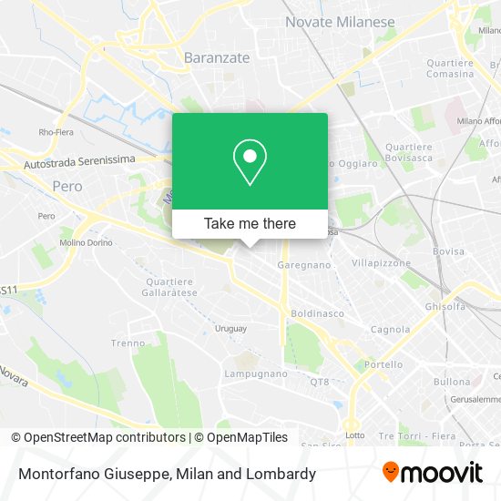 Montorfano Giuseppe map