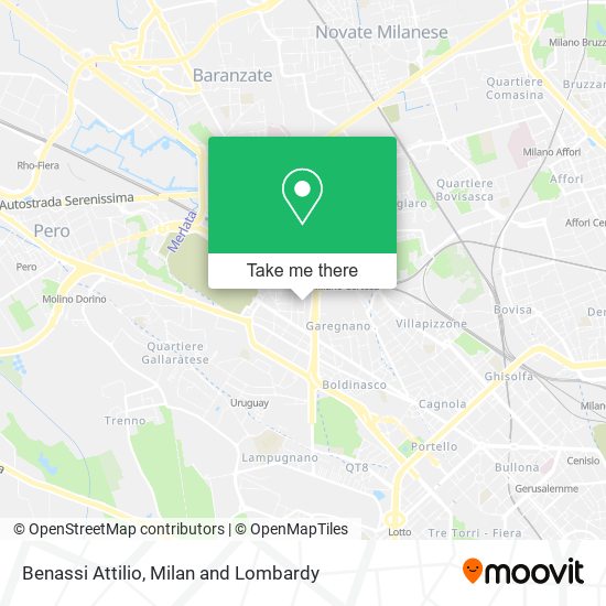 Benassi Attilio map