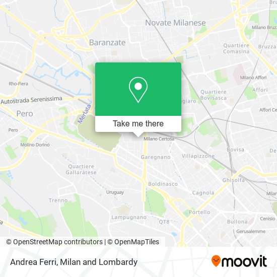 Andrea Ferri map