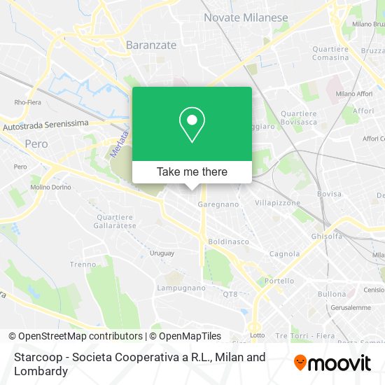 Starcoop - Societa Cooperativa a R.L. map