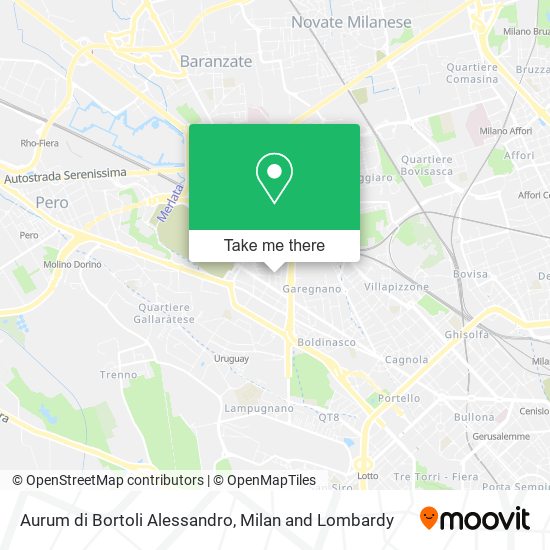 Aurum di Bortoli Alessandro map