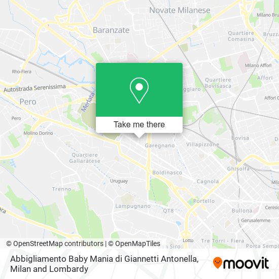 Abbigliamento Baby Mania di Giannetti Antonella map