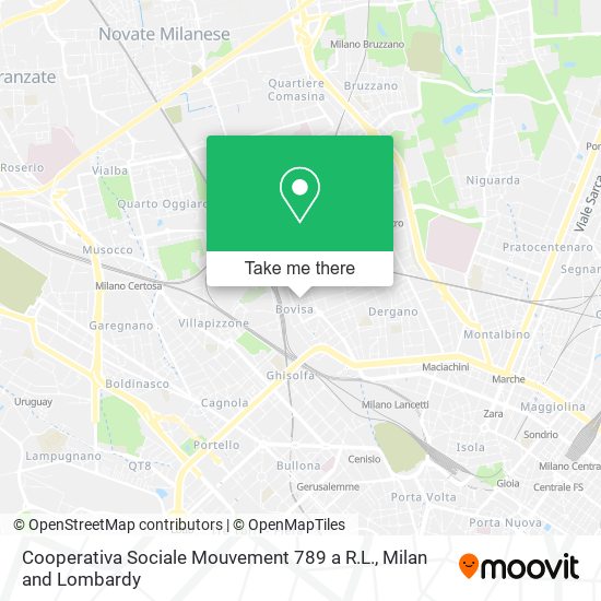 Cooperativa Sociale Mouvement 789 a R.L. map