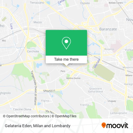 Gelateria Eden map