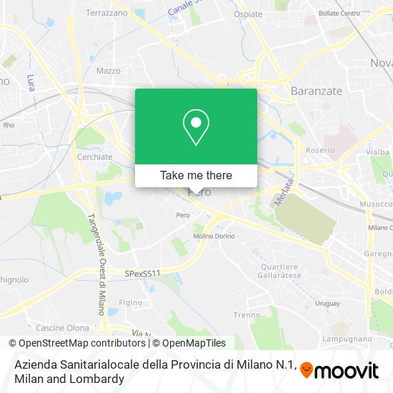 Azienda Sanitarialocale della Provincia di Milano N.1 map