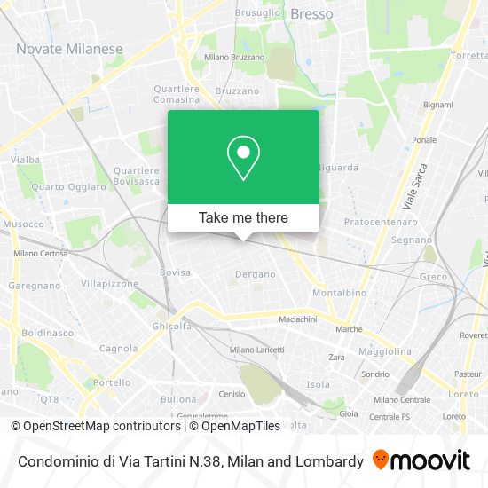 Condominio di Via Tartini N.38 map