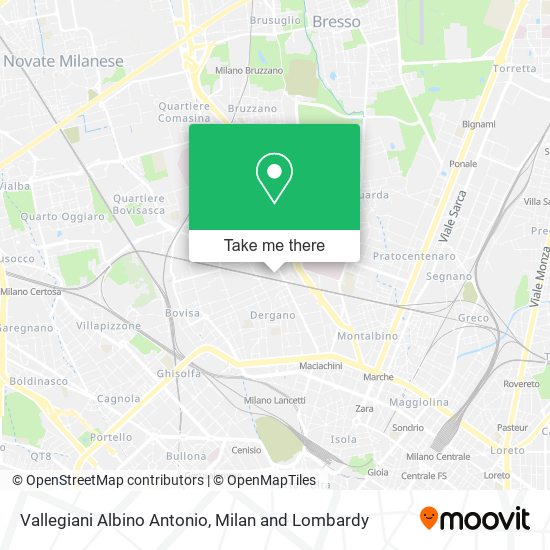 Vallegiani Albino Antonio map