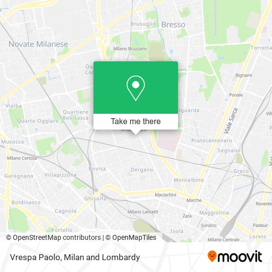 Vrespa Paolo map