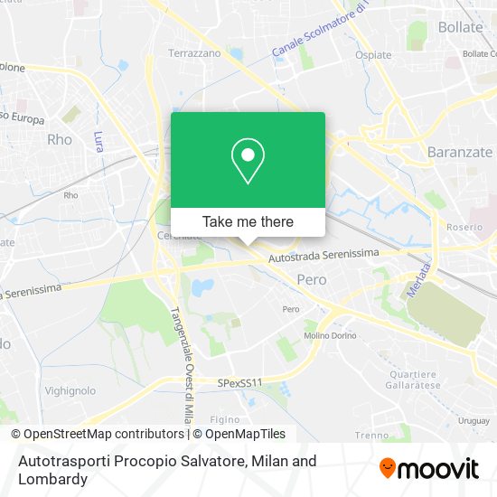 Autotrasporti Procopio Salvatore map