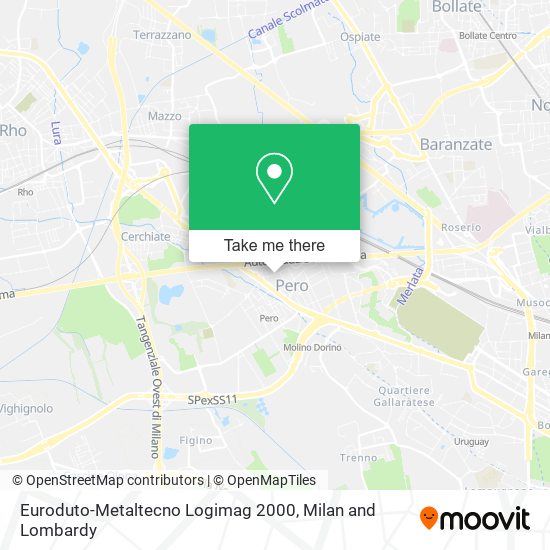 Euroduto-Metaltecno Logimag 2000 map