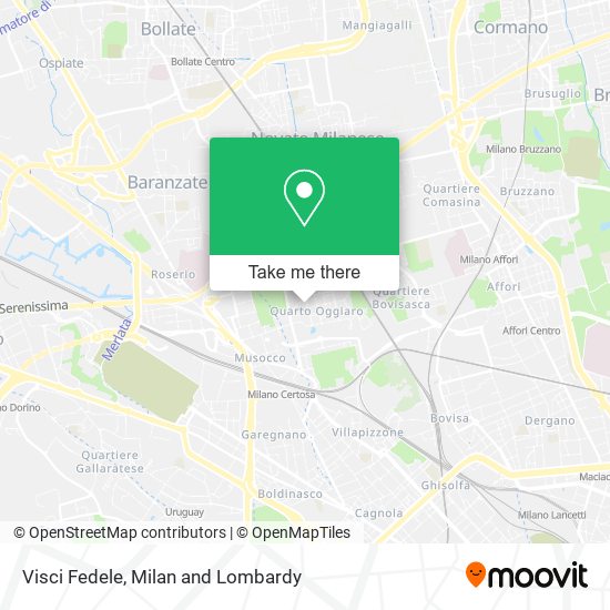 Visci Fedele map