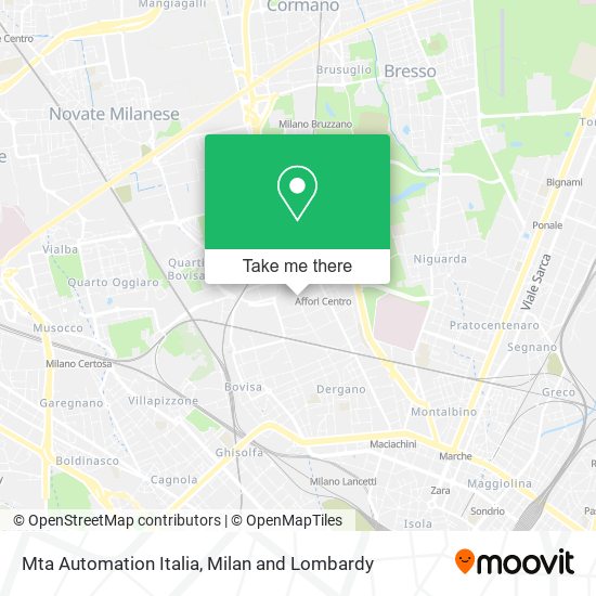 Mta Automation Italia map