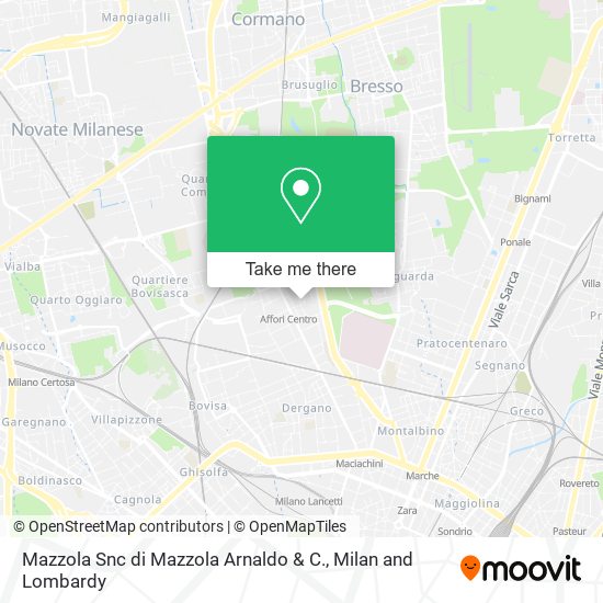Mazzola Snc di Mazzola Arnaldo & C. map