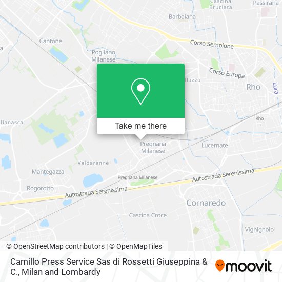 Camillo Press Service Sas di Rossetti Giuseppina & C. map