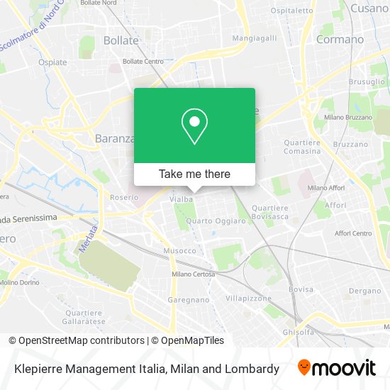 Klepierre Management Italia map