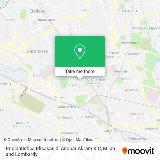 Impiantistica Idicasas di Anouar Akram & C map