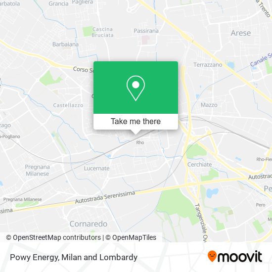 Powy Energy map