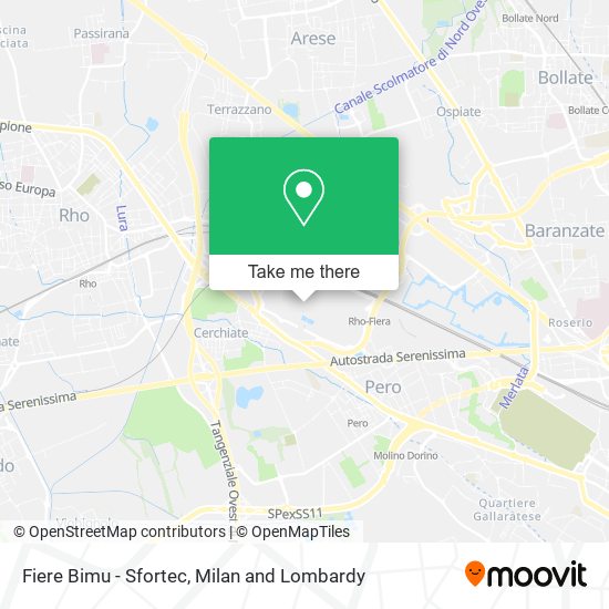 Fiere Bimu - Sfortec map