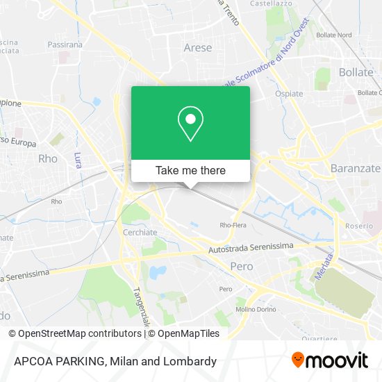 APCOA PARKING map