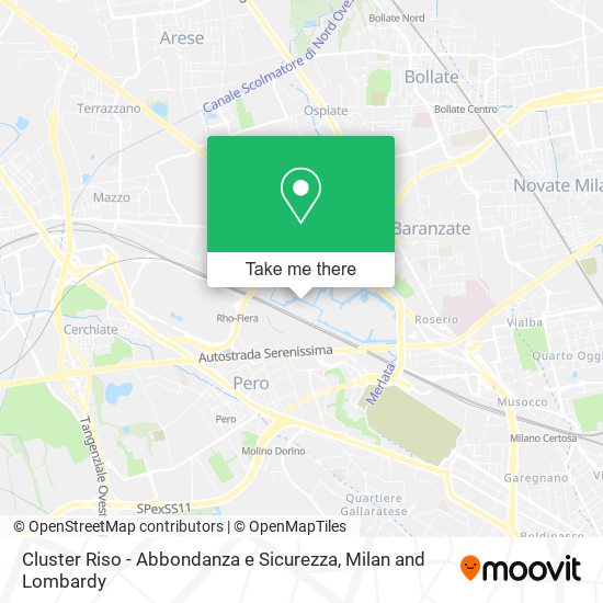 Cluster Riso - Abbondanza e Sicurezza map