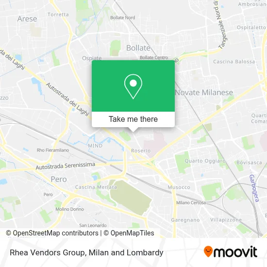 Rhea Vendors Group map