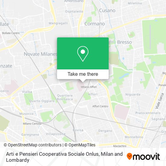 Arti e Pensieri Cooperativa Sociale Onlus map