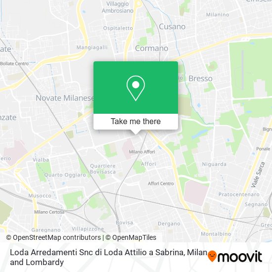 Loda Arredamenti Snc di Loda Attilio a Sabrina map