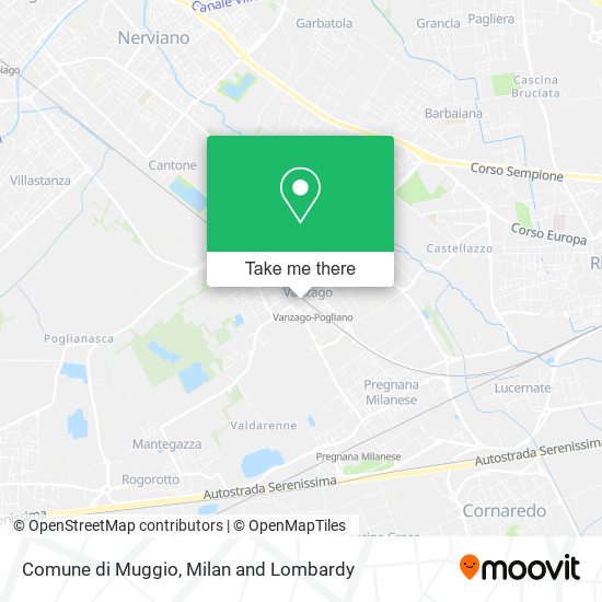 Comune di Muggio map