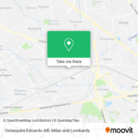 Osteopata Edoardo Alfi map
