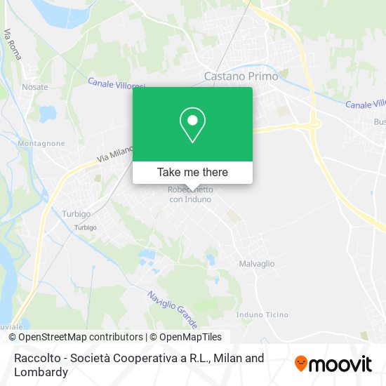 Raccolto - Società Cooperativa a R.L. map